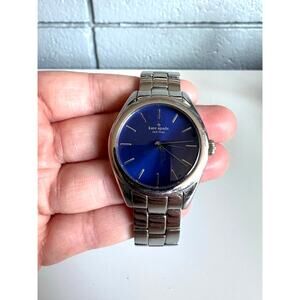 Women's Kate Spade New York Seaport Stainless Steel Watch Navy Face 34mm